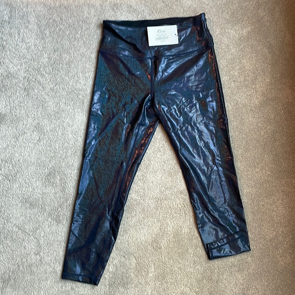 Zyia NWT Blue Twilight Luxe Hi Rise 7/8 24”, size 8-10